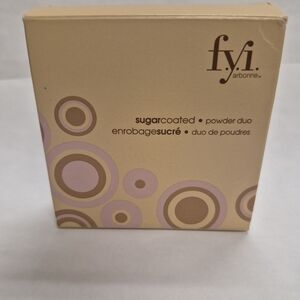 Arbonne Fyi Sugarcoated Powder Duo Truffle / Truffle Chiffon 0.30 oz